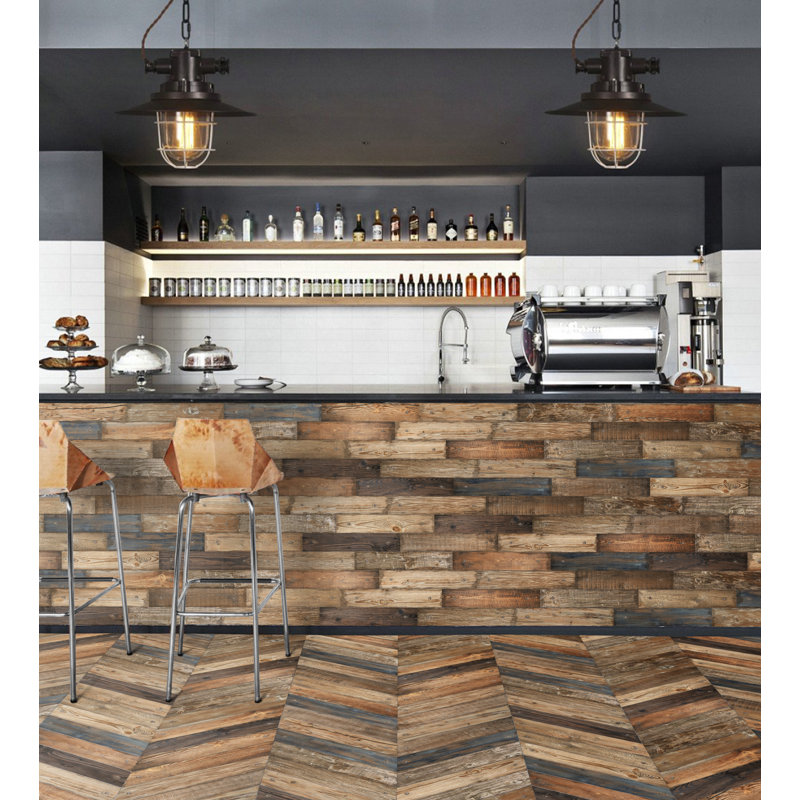 3" x 16" Porcelain Singular Tile, Natural/Brown