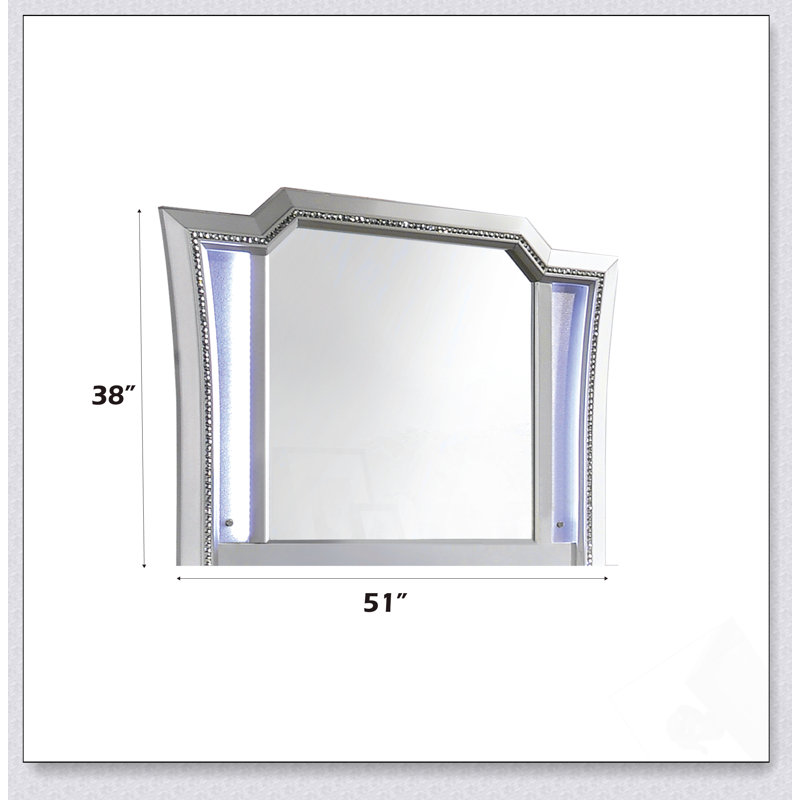 Miroir Kaitlyn, Argent argent