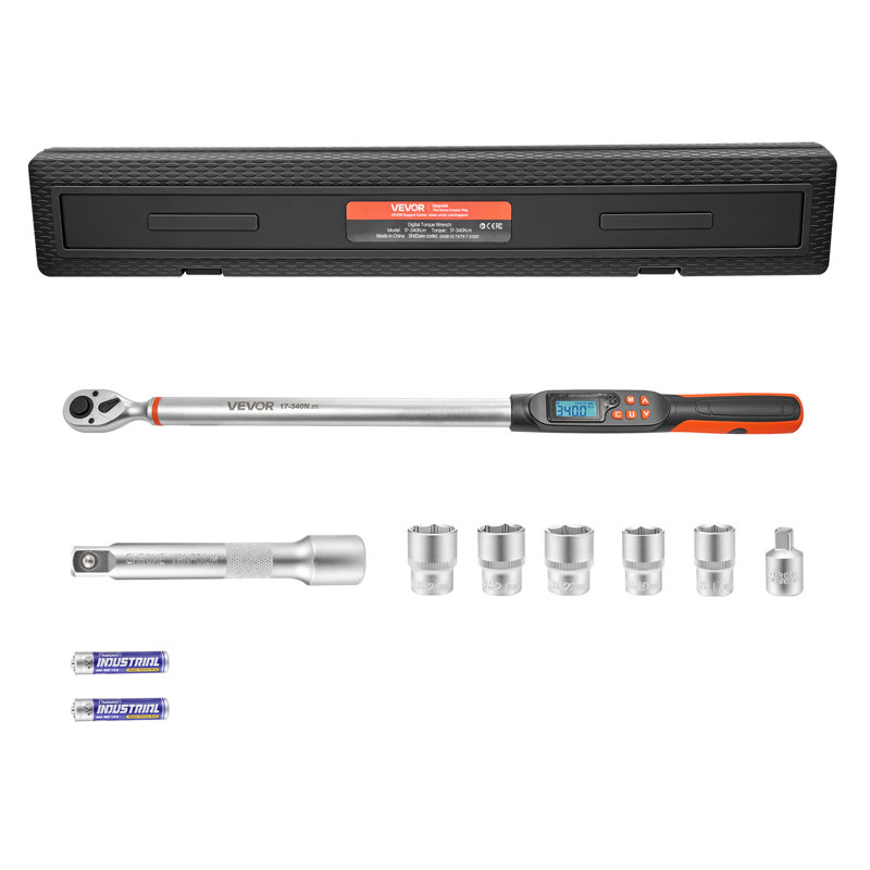 Torque Wrench Set 1/2 "Drive Digital Torque Wrench