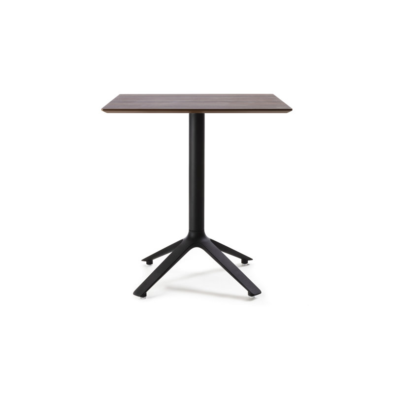 EEX Square Dining Table, Black, Walnut