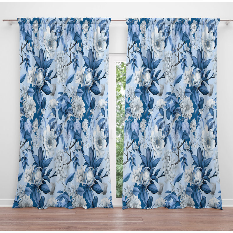 Hadubert Room Darkening Curtain Pair, 20" W x 52" L