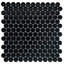 Penny 1 " X 1 " Straight Edge Glass Mosaic Sheet Wall & Floor Tile-1946857693