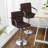 Pete Swivel Upholstered Adjustable Height Counter Stool with Metal Frame-694174960
