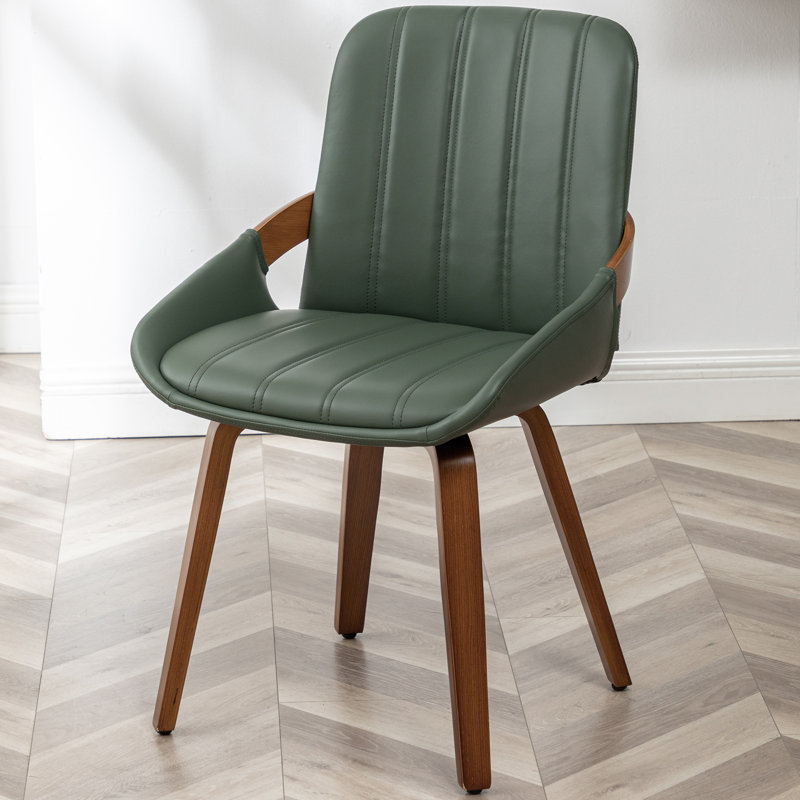 Chaise de bureau à domicile - Fauteuil de bureau rembourré en similicuir avec dossier, Fauteuil de direction ergonomique avec support lombaire