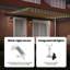Ebern Designs Polyester Cover Retractable Patio Awning-946425494-946425489