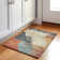 Machine Washable Indoor/Outdoor Xhevrie Paprika Rug