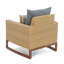 Chaise de patio avec coussins Sunbrella Tullio-51522198