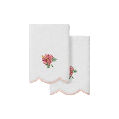  Ensemble de serviettes 100% coton turc MAUI festonné 2 pièces
