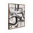 Set Of 2 95X59 Hand Painted Contemporary Art
