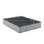 Matelas simple extra long de 14 po avec double refroidissement, mousse pour bercer le corps, entretien de la forme, support de contour du disque dur, merveilleux 800 ressorts ensachés individuellement, 360 gris + bleu, rembourrage en acier,-756901447