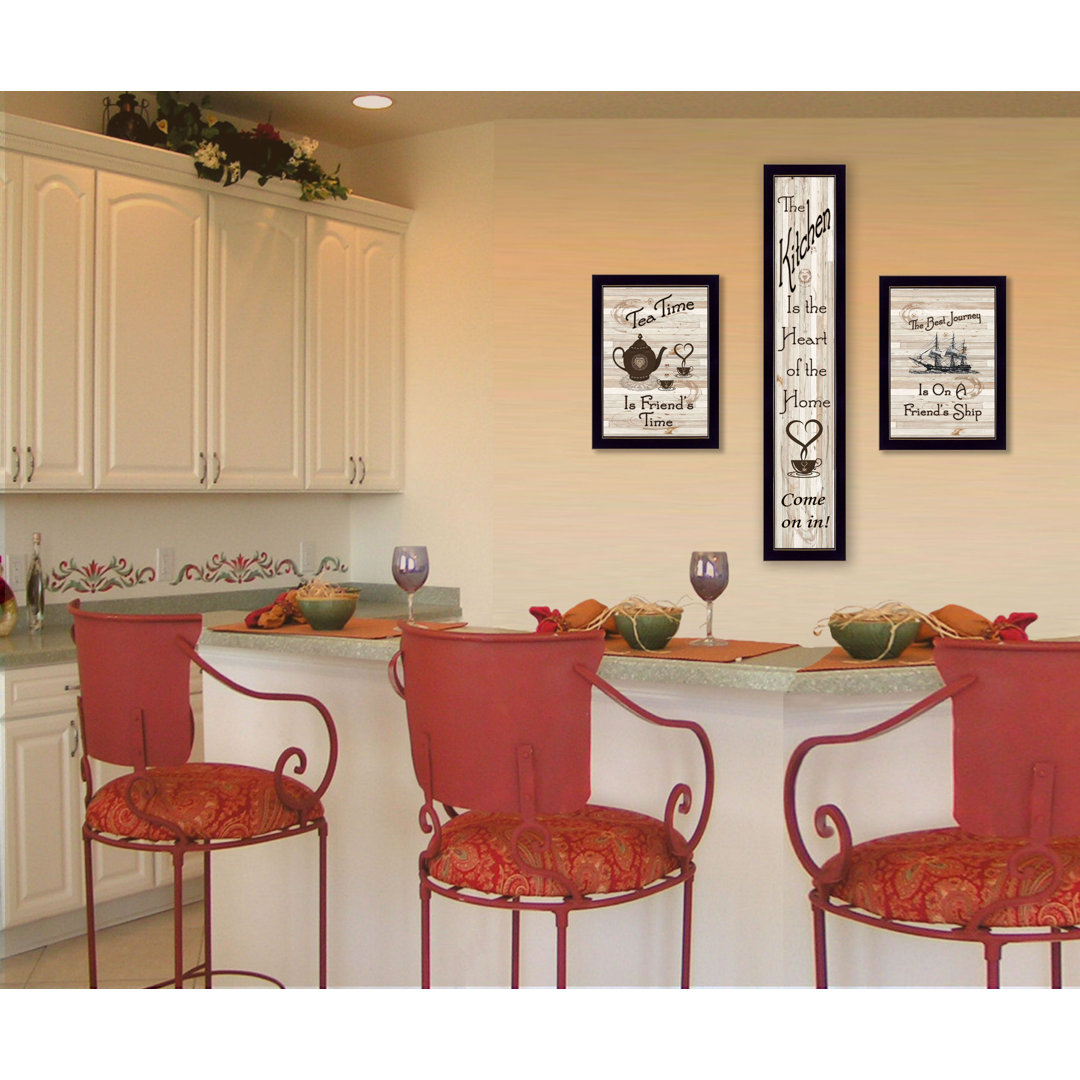 The Kitchen Collection II 3-Piece Vignette Framed Wall Art for Home Décor by Millwork Engineering August Grove® 