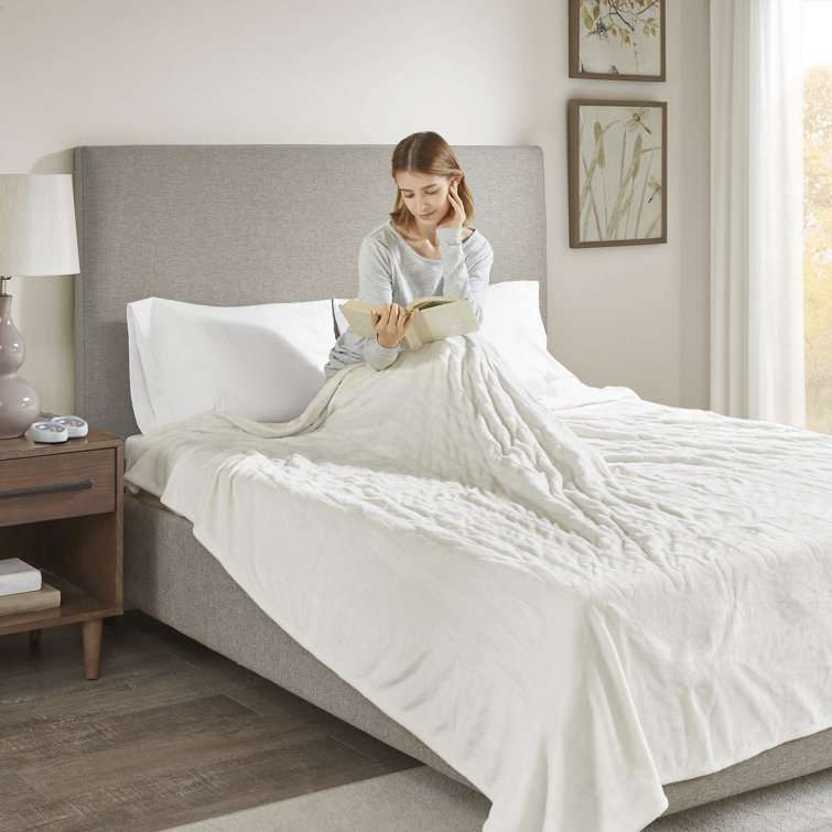 Beautyrest Heated Plush Blanket u0026 Reviews - Wayfair Canada