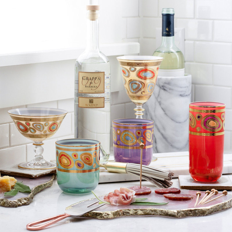 Regalia Highball Glass, Orange