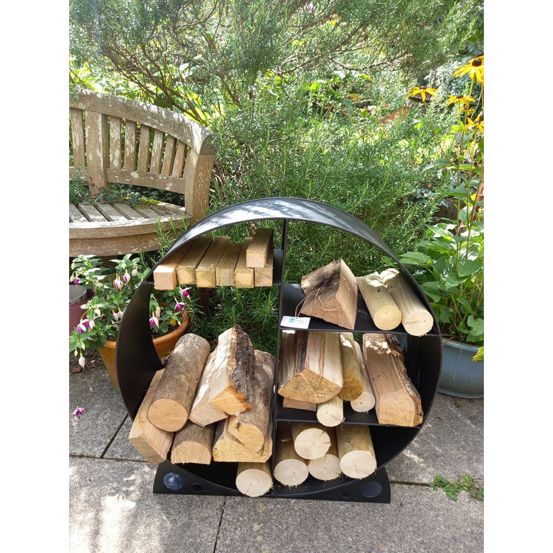 Nissie 60cm Log Rack, Black 