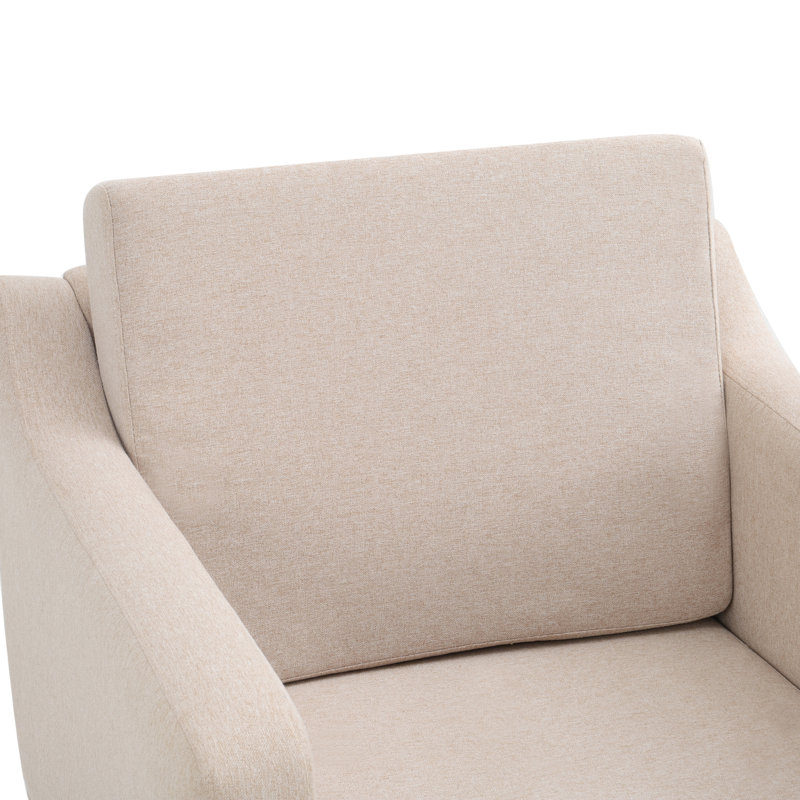 Thayne Upholstered Armchair, Beige