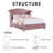 Waldschmidt Upholstered Wingback Bed-744453419-787591355