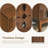 Multifunctional Sideboard Cabinet & Tv Console Table, 4-door Storage Cabinet With Adjustable Shelves