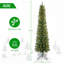 Arbre de Noël 7 pi avec 200 lumières DEL blanc chaud 7 pi