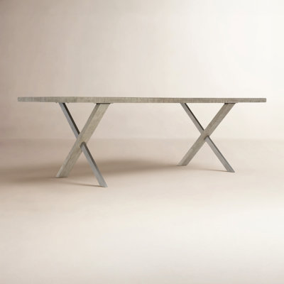 Milo Pine Solid Wood Top Dining Table