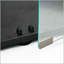 Vitrine en verre trempé et armoire de rangement avec éclairage à piles, pieds réglables et mécanisme de verrouillage sécuritaire pour une utilisation polyvalente-578669452