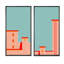 «Vintage Geometric Cityscapes I», ensemble de 2 reproductions-358770440-358770454