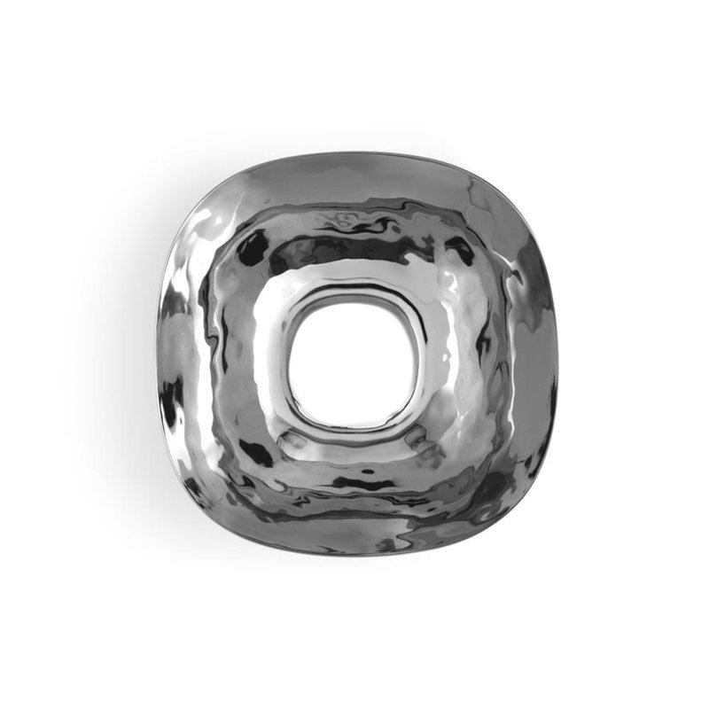 Reflective Stainless Steel Serving Bowl, 10"