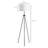 59.75" Tripod Floor Lamp With Pull Chain Standing