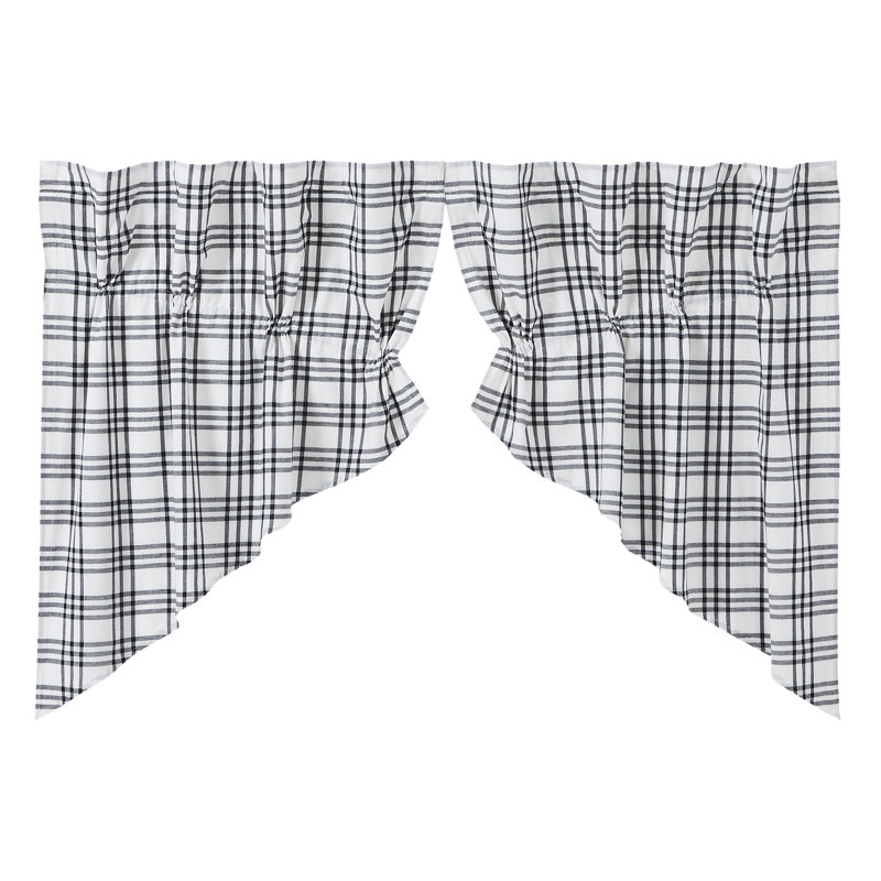 Sawyer Mill Cotton Plaid Swag Window Valance