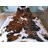 Guthridge Tricolor Cowhide Patchwork Rug – Genuine Leather Area Rug-1733895679