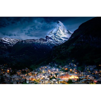 Mont Cervin - photographie sur toile tendue