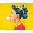 Retro Woman Polyester Placemat | Braided Home Decor Mat