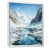 White Floater Framed
