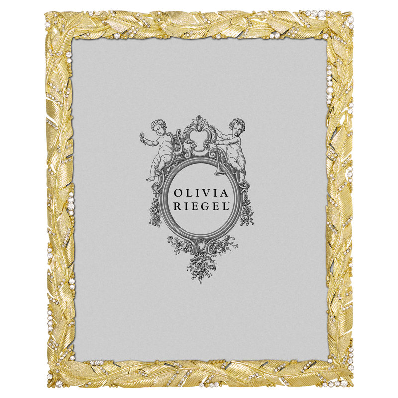 Preen Metal Picture Frame, Gold, 8" W x 10" H
