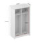 Limestone 2-Door Sliding Door Wardrobe-90708719