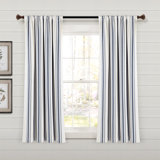 Cotton Blend Semi Sheer Curtain Pair