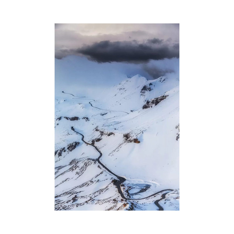 Grossglockner High Alpine Road. Winter. Austria by Mikolaj Gospodarek - Wrapped Canvas Print, 20.32 cm H x 30.48 cm W