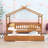Twin Wood House Bed with Twin Trundle-42697015