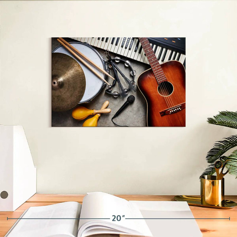 Mélange d'instruments de musique Abarca, H 8 po x l 12 po