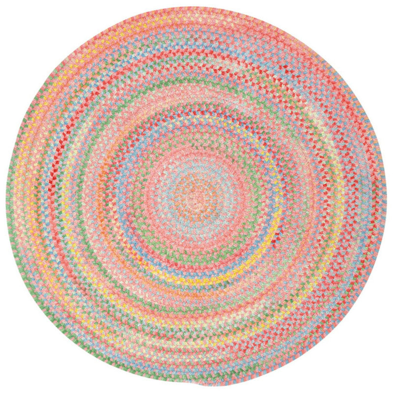 Aaru Cotton Indoor Rug, Round 7'6"
