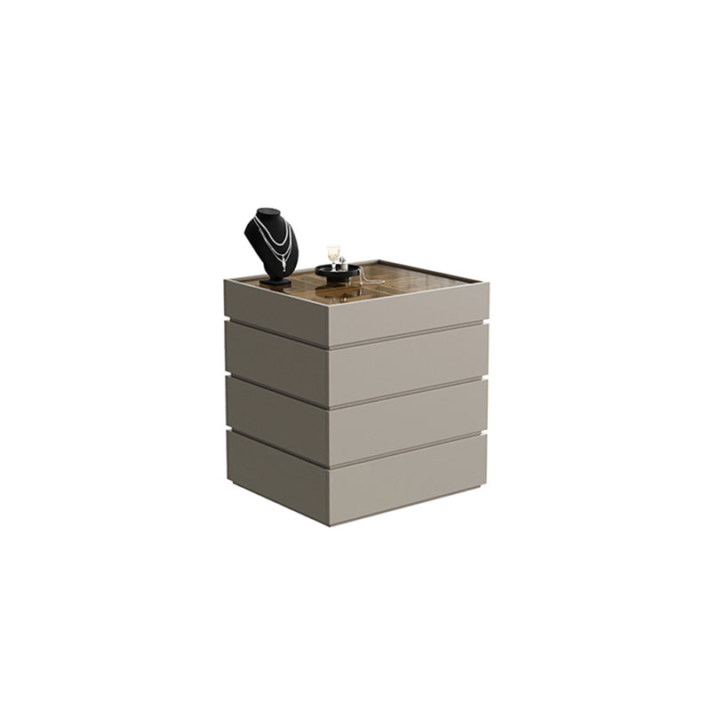 Armoire à tiroirs avec rangement pour bijoux Simple, Kaki
