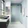 Elan E-Class 56-60" W x 76" H Sliding Frameless Shower Door with 3/8" Clear Glass