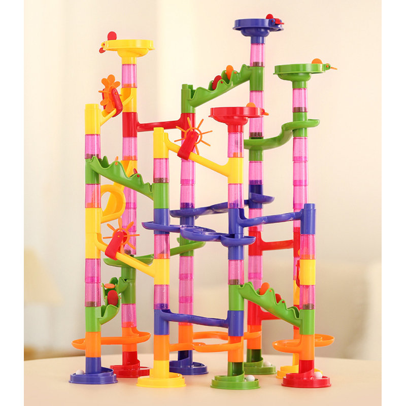 Building Blocks Construction Track Toy, Brain Teaser Set