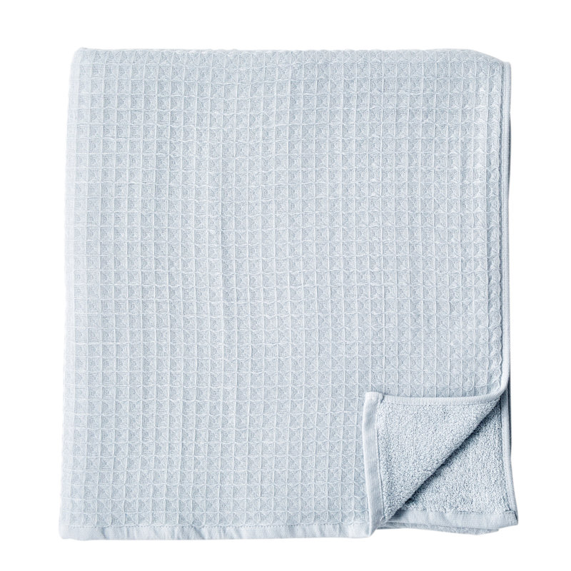 Serviette de bain 100% coton Waffle Twist, Océan, Bath Towel - 1 Pack