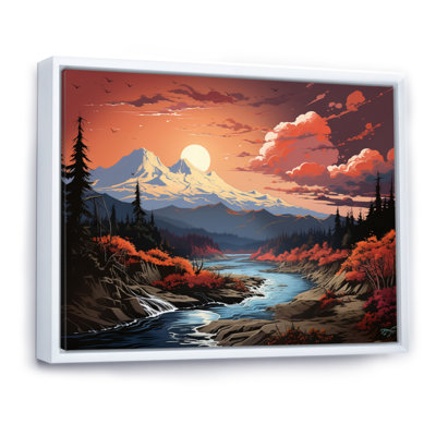 États-Unis Mont Rainier Majesty Sunset, reproduction d'art sur toile