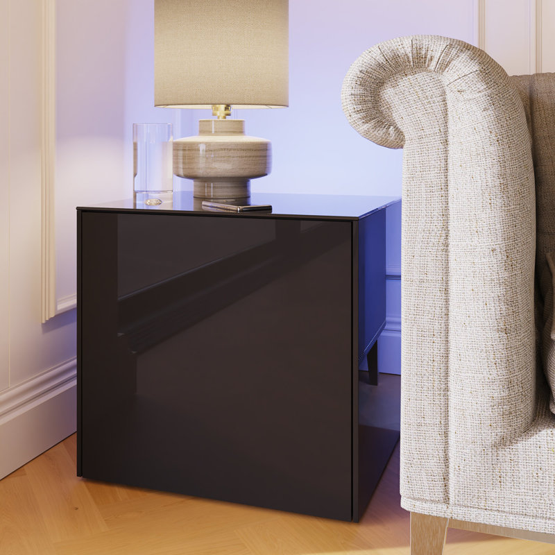INTEL Side / lamp Table, Black