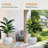 Kute Nest Indoor/Outdoor Small Ribbed Globo Fiberstone Planter - - Opening 7.8"-114367089