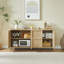 Armoire de rangement moderne de 67 po avec ouverture basculante-129681772