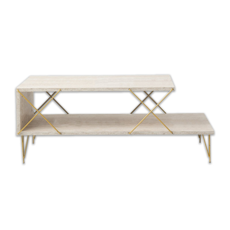 Metal Legs Rectangle Elite Coffee Table