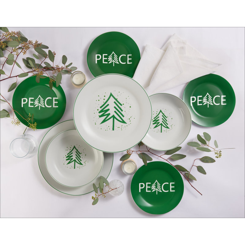 20PC PEACE TREE DINNER SET