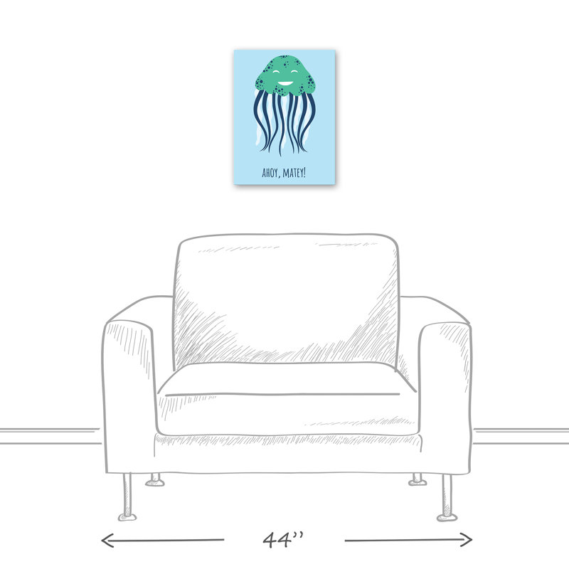 « ahoy matey jellyfish », art sur toile Jered